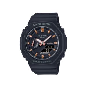 Ladies+Octagonal+Analog%2FDigital+Black+Resin+Watch+Black+Dial
