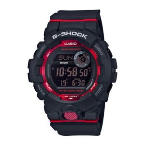 Mens+G-Shock+Steptracker+Bluetooth+Digital+Watch+Black%2FRed