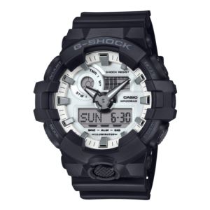 Men%27s+G-Shock+GA-700+Ana-Digi+Black+Resin+Strap+Watch+White+Dial