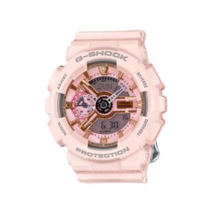 Ladies+G-Shock+S+Series+Ana-Digi+Baby+Pink+Resin+Watch