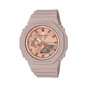 Ladies%27+G-Shock+Pink+Ana-Digi+Resin+Watch+Rose+Gold+Dial