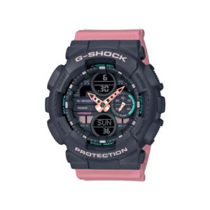 Ladies+Compact+G-Shock+Pink+Analog%2FDigital+Resin+Watch+Black+Dial
