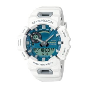 Men%27s+GBA-900+Move+Ana%2FDigi+White+Resin+Watch+Blue+Dial