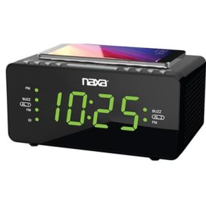 Naxa+DualAlarm+Clock+with+Qi+Wireless+Charging+Function
