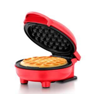 4-Inch+Personal+Waffle+Maker%2C+Red