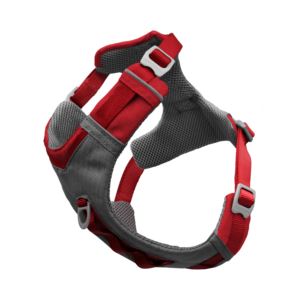 Journey+Air+Dog+Harness+Chili+RedCharcoal+Small