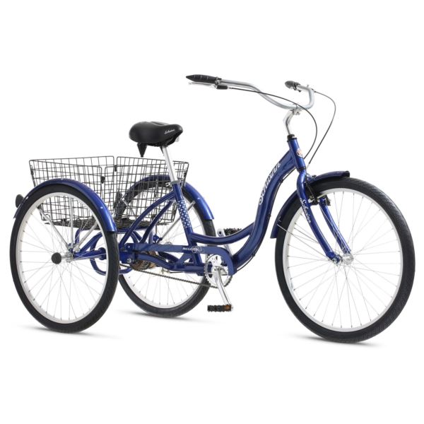schwinn meridian bicycle Schwinn Meridian Adult Tricycle, 26 Inch Wheels, Single Speed, Blue