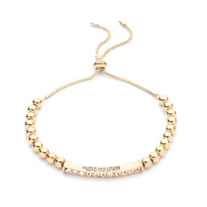 Beaded+Slider+Bracelet+Gold