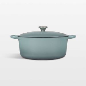 Le+Creuset+Signature+Round+9.0Qt+Dutch+Oven+-+Sea+Salt