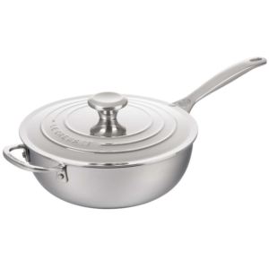 Le+Creuset+3.5Qt.+Nonstick+Saucier+Pan