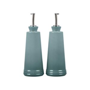 Le+Creuset+Signature+Oil+%26+Vinegar+Set+%2810oz.+Each%29+-+Sea+Salt