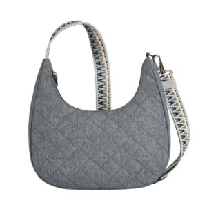 Boho+Anti-Theft+Slouchy+Crossbody+Geo+Gray+Heather
