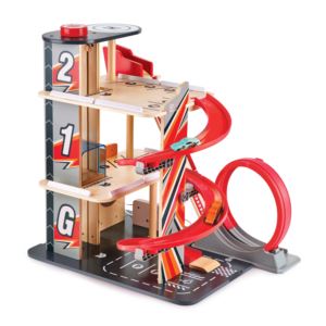 Gearhead+Stunt+Garage+Wooden+High+Rise+Car+Parking+Lot+Ages+3%2B+Years