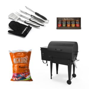 Tailgater+Pellet+GrillSmoker+Starter+Set+Black