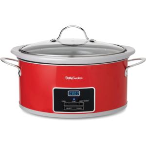 Betty+Crocker+6Qt+Oval+Slow+Cooker+-+Red