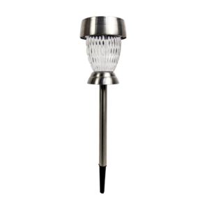 Bliss+Outdoors+14%22+Tall+6-Pack+Stainless+Steel+Solar+Powered+LED+Pathway+light