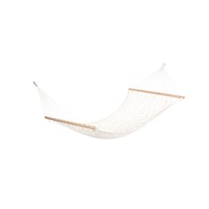 Bliss+Classic+cotton+rope+hammock%2C+White