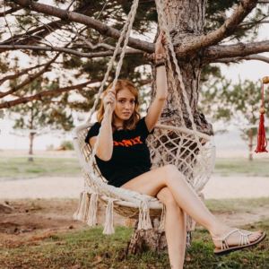 Macrame+Rope+Hammock+Chair+with+fringes+-+Natural