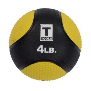4Lb+Yellow%2C+Black+Med+Ball