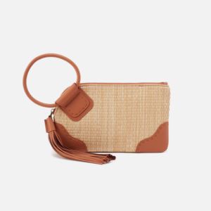 Sable+Wristlet+Woven+Straw