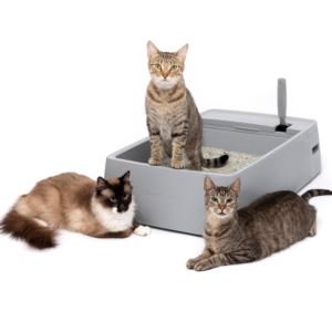 Multi-Cat+Plastic+Litter+Box
