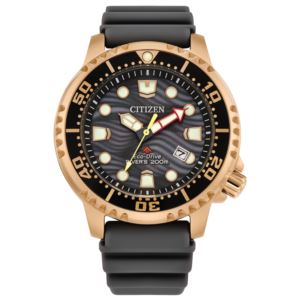 Mens+Promaster+Dive+Gold+Gray+Polyurethane+Strap+Watch+Gray+Dial