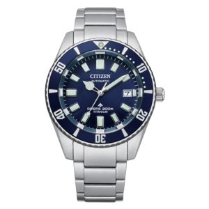 Men%27s+Promaster+Fujitsubo+Super+Titanium+Automatic+Silver-Tone+Watch+Blue+Dial
