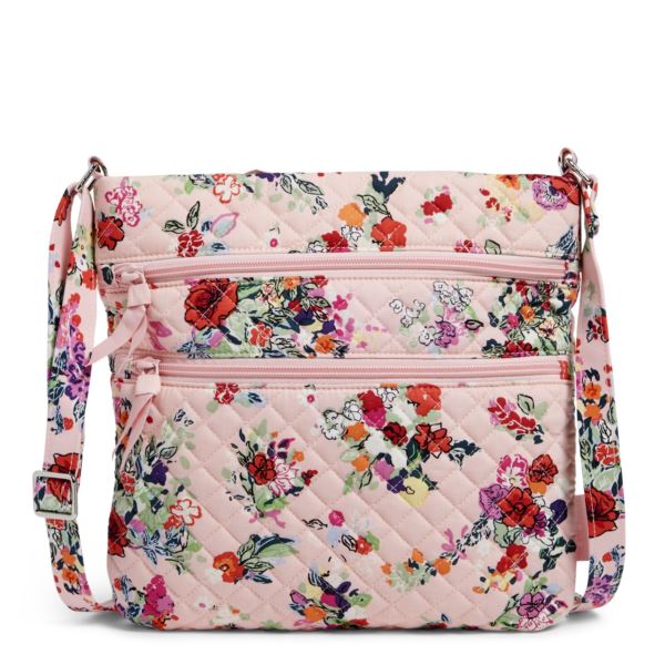 Triple Zip Hipster - Recycled Cotton - Hope Blooms Pink