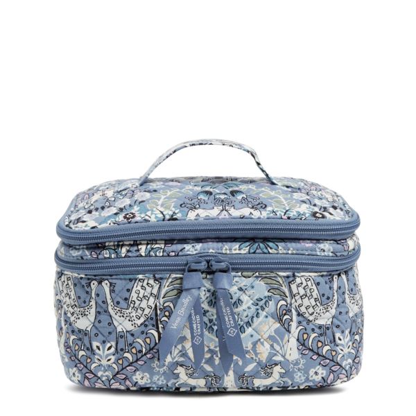 Brush Up Cosmetic Case Recycled Cotton Enchantment Blue
