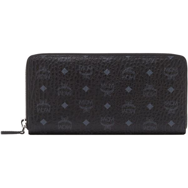 Visetos Original Zip Around Wallet Black