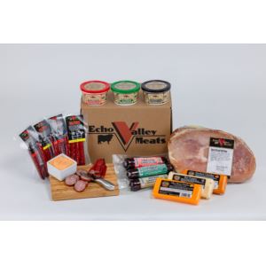 Spiral+Sliced+Ham+Gift+Set+with+Sausage+%26+Cheese