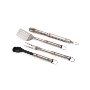 GrillOut+4pc+Stainless+Steel+BBQ+Utensil+Set+w%2F+Storage+Case