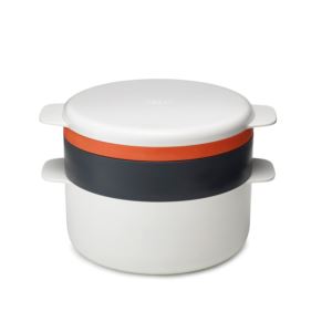 M-Cuisine+4pc+Stackable+Microwave+Cooking+Set+Orange