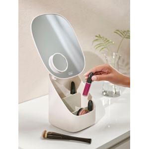 Viva+Pedestal+Mirror+w%2F+Cosmetics+Storage