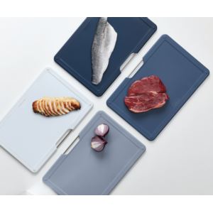 Folio+4pc+Cutting+Board+Set+Gray
