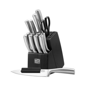 Malden+16pc+Stainless+Steel+Knife+Block+Set