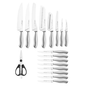 Insignia+Steel+18pc+Stainless+Steel+Knife+Block+Set