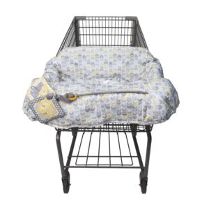 Boppy+Shopping+Cart+Cover+Sunshine+Gray