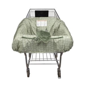 Boppy+Shopping+Cart+Cover+Happy+Green+Leaf
