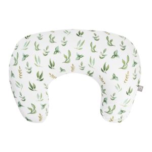 Boppy+New+Nursing+Pillow+Cotton+Cover+Organic+Green+Leaves