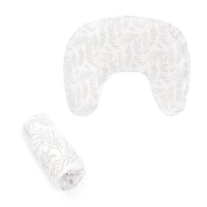 Boppy+New+Nursing+Pillow+Cotton+Cover+Beige+Foliage