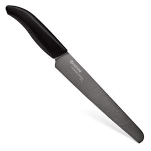 Kyocera+Reolution+Black+Series+7%22+Serrated+Bread%2FSlicing+Knife