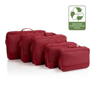Heys+Ecotex+Packing+Cube+pc+Set+Red+Maple