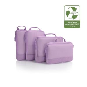 Heys+Ecotex+Compression+Packing+Cube+pc+Set+Lilac+Blossom