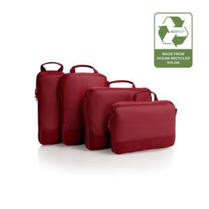 Heys+Ecotex+Compression+Packing+Cube+pc+Set+Red+Maple