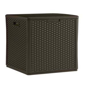 Wicker+Storage+Cube