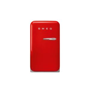 FAB+Retro+Mini+Refrigerator+Left+Hinge+Red