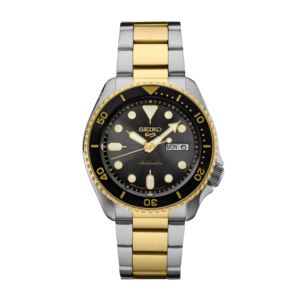 Men%27s+Seiko+5+Sports+US+Special+Creation+Auto+2-Tone+SS+Watch+Charcoal+Dial