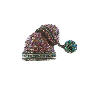 Joyful+Sentiments+Christmas+Santa+Hat+Pin