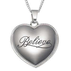 Joyful+Sentiments+Believe+Heart+Pendant+Necklace